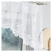 Biela žakarová záclona RENATA 250x80 cm