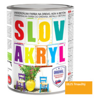 SLOVAKRYL - Univerzálna vodou riediteľná farba 0,75 kg 0625 - tmavožltá