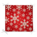 Vianočný sedák s prímesou bavlny Minimalist Cushion Covers Snowflakes, 42 x 42 cm