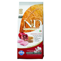 Farmina N&D dog AG adult medium & maxi, chicken, spelt, oats & pomegranate 12kg