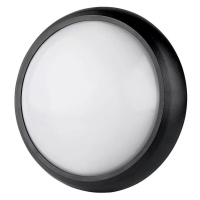 Stropné LED svietidlo okrúhle 12W, 3000K, 840lm, IP65, čierne VT-8015 (V-TAC)