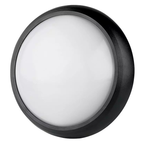 Stropné LED svietidlo okrúhle 12W, 3000K, 840lm, IP65, čierne VT-8015 (V-TAC)