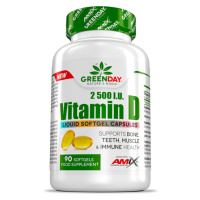 GREENDAY Vitamín D3 2500 I.U. 90 kapsúl