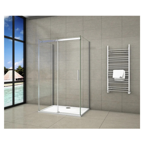 H K - Trostenný sprchovací kút HARMONY U3 90x140x90cm L/P varianta vrátane sprchovej vaničky z l