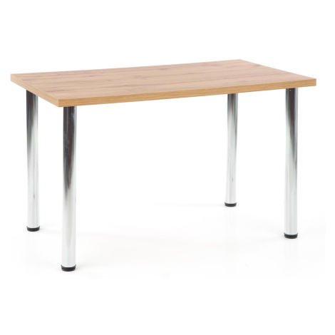 HALMAR Modex 120 jedálenský stôl dub wotan / chróm