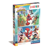 Puzzle 2x60 Spidey a jeho úžasní priatelia