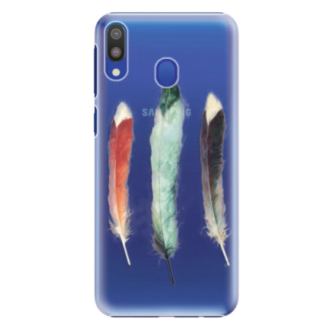 Plastové puzdro iSaprio - Three Feathers - Samsung Galaxy M20