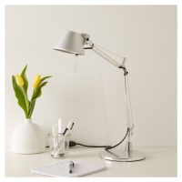 Stolná lampa Artemide Tolomeo Micro hliník