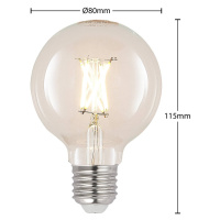 LED E27 4W G80 2 700K filament stmievateľná číra