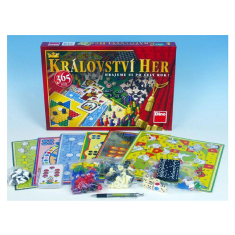 Kráľovstvo 36hier - súbor hier spoločenská hra v krabici 43x30x5cm Teddies