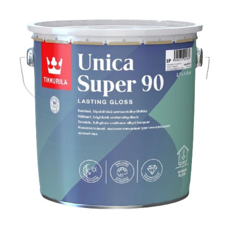 UNICA SUPER 90 - Uretánovo-alkydový lak na drevo bezfarebný lesklý 2,7 L