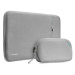 Tomtoc puzdro Recycled Sleeve with Pouch pre Macbook Pro 14" 2021 - Gray