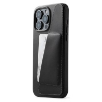 Kryt Mujjo Full Leather MagSafe Wallet Case for iPhone 14 Pro Max - Black (MUJJO-CL-034-BK)