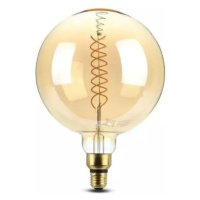 Žiarovka LED Filament E27 8W, 1800K, 500lm, stmievateľná, G200 VT-2158D (V-TAC)