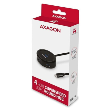 AXAGON HUE-P1C 4-portový USB-C hub