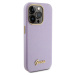 Guess PU Glitter Full Wrapped Zadný Kryt pre iPhone 15 Pro Lilac