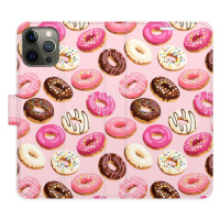 Flipové puzdro iSaprio - Donuts Pattern 03 - iPhone 12/12 Pro