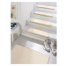 Súprava 15 krémovobielych koberčekov na schody Hanse Home Fancy, 23 x 65 cm