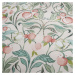 Zeleno-ružové obliečky na jednolôžko 135x200 cm Clarence Floral - Catherine Lansfield