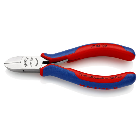 KNIPEX Kliešte cvikacie bočné pre elektroniku 7722130