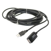 PremiumCord USB 2.0 A/M-A/F repeater a predlžovací kábel 5m