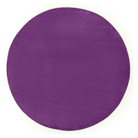 Tmavofialový okrúhly koberec ø 200 cm Fancy – Hanse Home