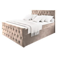 Expedo Čalúnená posteľ boxspring FENFI, 140x200, casablanca 4