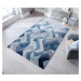 Kusový koberec Hand Carved Aurora Denim Blue - 200x290 cm Flair Rugs koberce