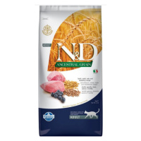 Farmina N&D cat AG adult, lamb, spelt, oats & blueberry granule pre mačky 5kg