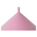 Dizajnová stolná lampa ružová - Triangolo