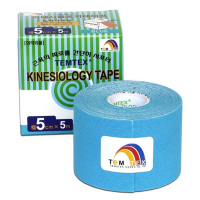 TEMTEX KINESOLOGY TAPE tejpovacia páska, 5cmx5m, modrá ,1ks