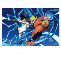 Abysse Corp Naruto Shippuden Naruto & Sasuke Poster 91,5 x 61 cm