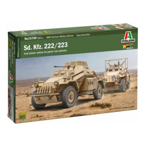 Model Kit military 15769 - Sd. Kfz. 222-223 (1:56)