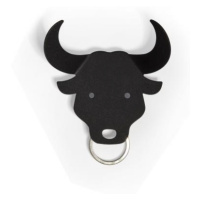 Vešiačik na kľúče Qualy Bull Key Holder, býk čierny