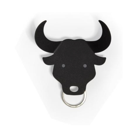 Vešiačik na kľúče Qualy Bull Key Holder, býk čierny