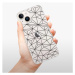 Odolné silikónové puzdro iSaprio - Abstract Triangles 03 - black - iPhone 15