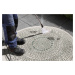 Kusový koberec Twin-Wendeteppiche 103103 creme grün kruh – na ven i na doma - 200x200 (průměr) k