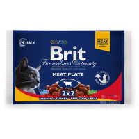 Brit Premium Cat vrecko Meat Plate 400g (4x100g) + Množstevná zľava