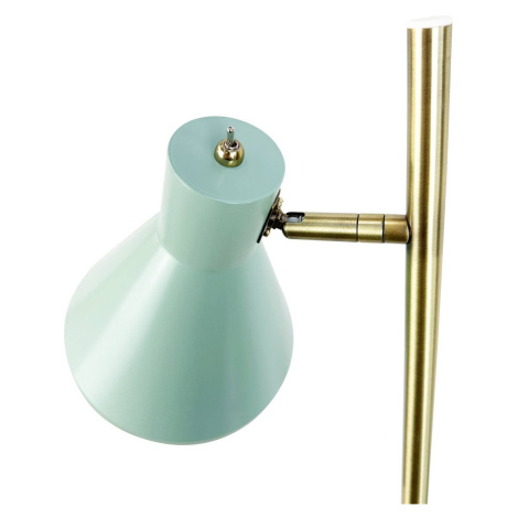 Dyberg Larsen Stojacia lampa Sleep, mätovo zelená, výška 165 cm, oceľ