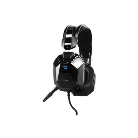 E-blue Cobra H 948, herné sluchátka s mikrofónom, čierna, 2x 3.5 mm jack, DOPRODEJ