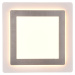 Sconto Stropné LED svietidlo MORGAN 1 biela/čierna