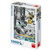 Dino BARCELONA - KOLÁŽ 1000 Puzzle