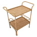 Kovový servírovací stolík na kolieskach 83x46 cm Panama - Mauro Ferretti