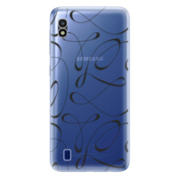 Odolné silikónové puzdro iSaprio - Fancy - black - Samsung Galaxy A10