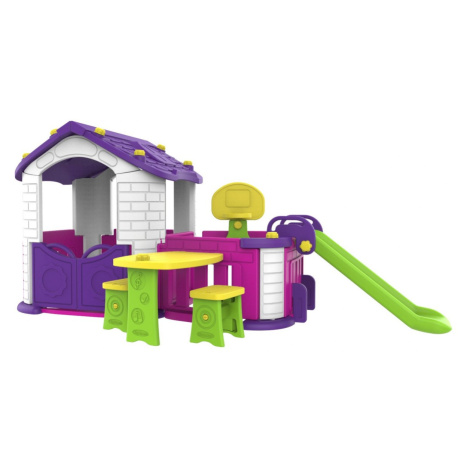 mamido Detský záhradný domček 5v1 fialový
