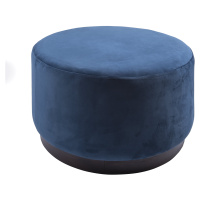 Veľký taburet Pouf, farba modrá