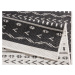 Kusový koberec Twin Supreme 103438 Kuba black creme Rozmery koberca: 80x350