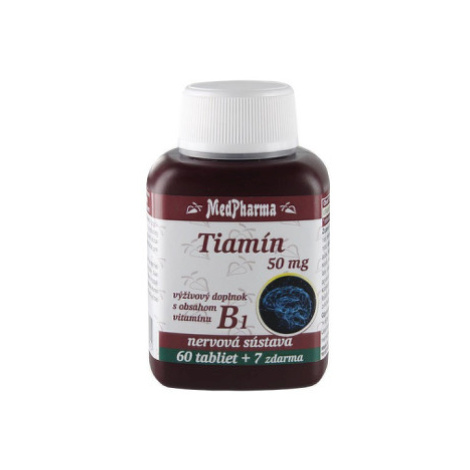MEDPHARMA Tiamín 50 mg + vitamín B1 60 + 7  tabliet ZADARMO