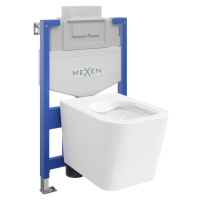 Mexen Fenix XS-U, podomietkový modul a závesné WC Teo, biela, 6853385XX00