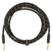 Fender Deluxe Series 10' Instrument Cable Black Tweed